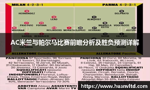 AC米兰与帕尔马比赛前瞻分析及胜负预测详解